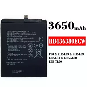 Batteri HB436380ECW til HUAWEI P30