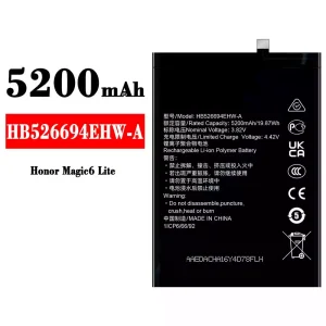 Batteri HB526694EHW-A til HUAWEI Honor Magic 6 Lite
