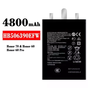 Batteri HB506390EFW til HUAWEI Honor 70 / Honor 60 / Honor 60 Pro