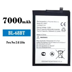 Batteri BL-68BT til Tecno Pova Neo 2