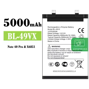 Batteri BL-49VX til Infinix Note 40 Pro