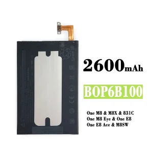 Batteri B0P6B100 BOP6B100 til HTC One M8 / One E8