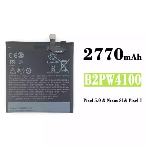 Batteri B2PW4100 til Google Pixel 5.0 / Nexus S1 / Pixel 1