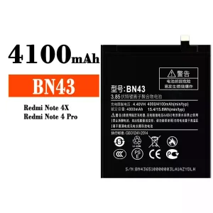 Batteri BN43 til Xiaomi Redmi Note 4X / Redmi Note 4 Pro