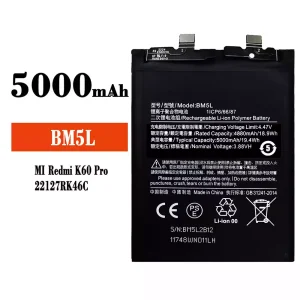 Batteri BM5L til Xiaomi Redmi K60 Pro