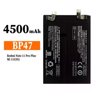 Batteri BP47 til Xiaomi Redmi Note 11 Pro Plus / Mi 11i