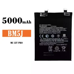 Batteri BM5J til Xiaomi redmi K50 ultra / mi 12T Pro