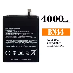 Batteri BN44 til Xiaomi Redmi 5 Plus / Redmi Note 5 Plus
