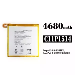 Batteri C11P1514 til Asus Zenpad 3 8.0 / FonePad 7