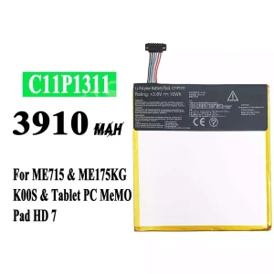 Batteri C11P1311 til Asus Tablet PC MeMO / Pad HD7