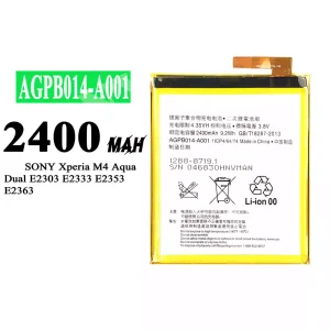 Batteri AGPB014-A001 til Sony Xperia M4 Aqua Dual E2312 / E2303 / E2333 / E2363 / E2353