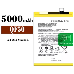 Batteri QF50 til Motorola G34 5G / G04 / G24
