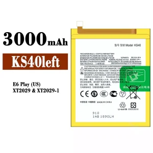 Batteri KS40left til Motorola E6 Play