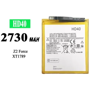 Batteri HD40 til Motorola Moto Z2 Force / Z Force Edition 2nd gen