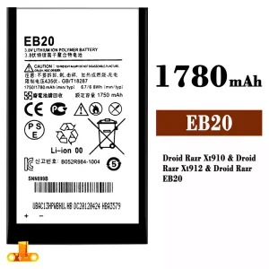 Batteri EB20 til Motorola Droid Razr Xt910 / Droid Razr Xt912 / Droid Razr EB20
