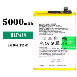 Batteri BLPA19 til OPPO A58 4G / A38 / A79 5G