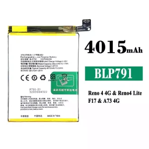 Batteri BLP791 til OPPO Reno 4 4G /Reno 4 Lite /F17 /A73 4G
