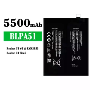 Batteri BLPA51 til OPPO Realme GT 6T/ Realme GT Neo 6