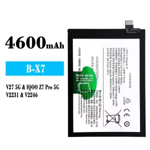 Batteri B-X7 til VIVO V27 5G/IQOO Z7 Pro 5G