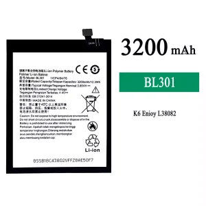 Batteri BL301 til Lenovo K6 Enjoy