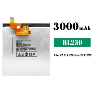 Batteri BL230 til Lenovo Vibe Z2/Z2T/K920 Mini Z2W