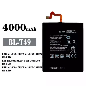 Batteri BL-T49 til LG K51S / K61 / K41S