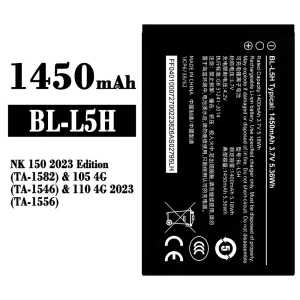 Batteri BL-L5H til Nokia NK 150 2023 Edition