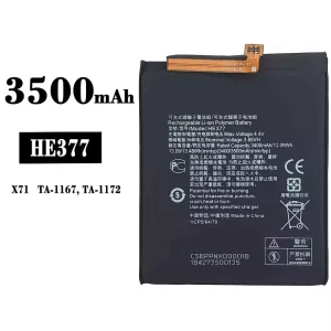 Batteri HE377 til Nokia X71