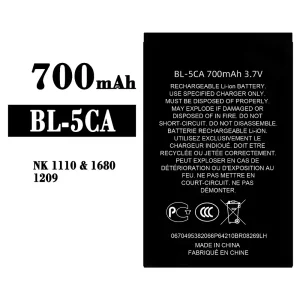 Batteri BL-5CA til Nokia NK 1110/1680/1209