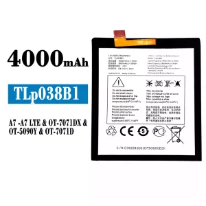 Batteri TLP038B1 til Alcatel