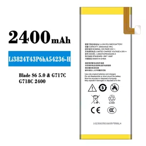 Batteri Li3824T43P6hA54236-H til ZTE Blade S6 5.0