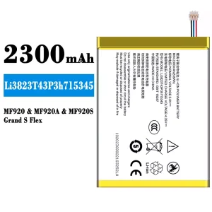 Batteri Li3823T43P3h715345 til ZTE MF910/MF910S/MF920M/MF920/MF920A/MF920S