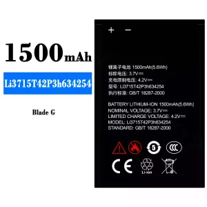 Batteri Li3715T42P3h634254 til ZTE Blade G