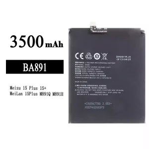 Batteri BA891 til Meizu 15 Plus