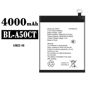 Batteri BL-A50CT til General Mobile GM 23 SE
