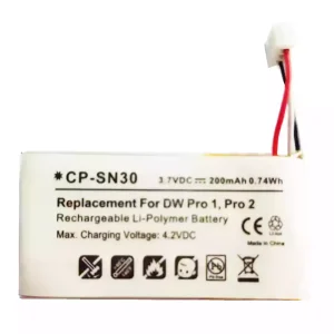Batteri til 504374 for Sennheiser DW Pro1 DW Pro2, SD Pro1 SD Pro2,504374